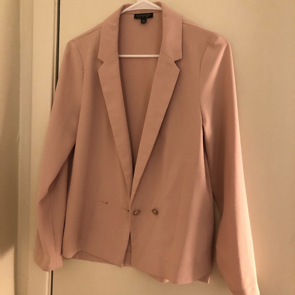 Top shop pink blazer